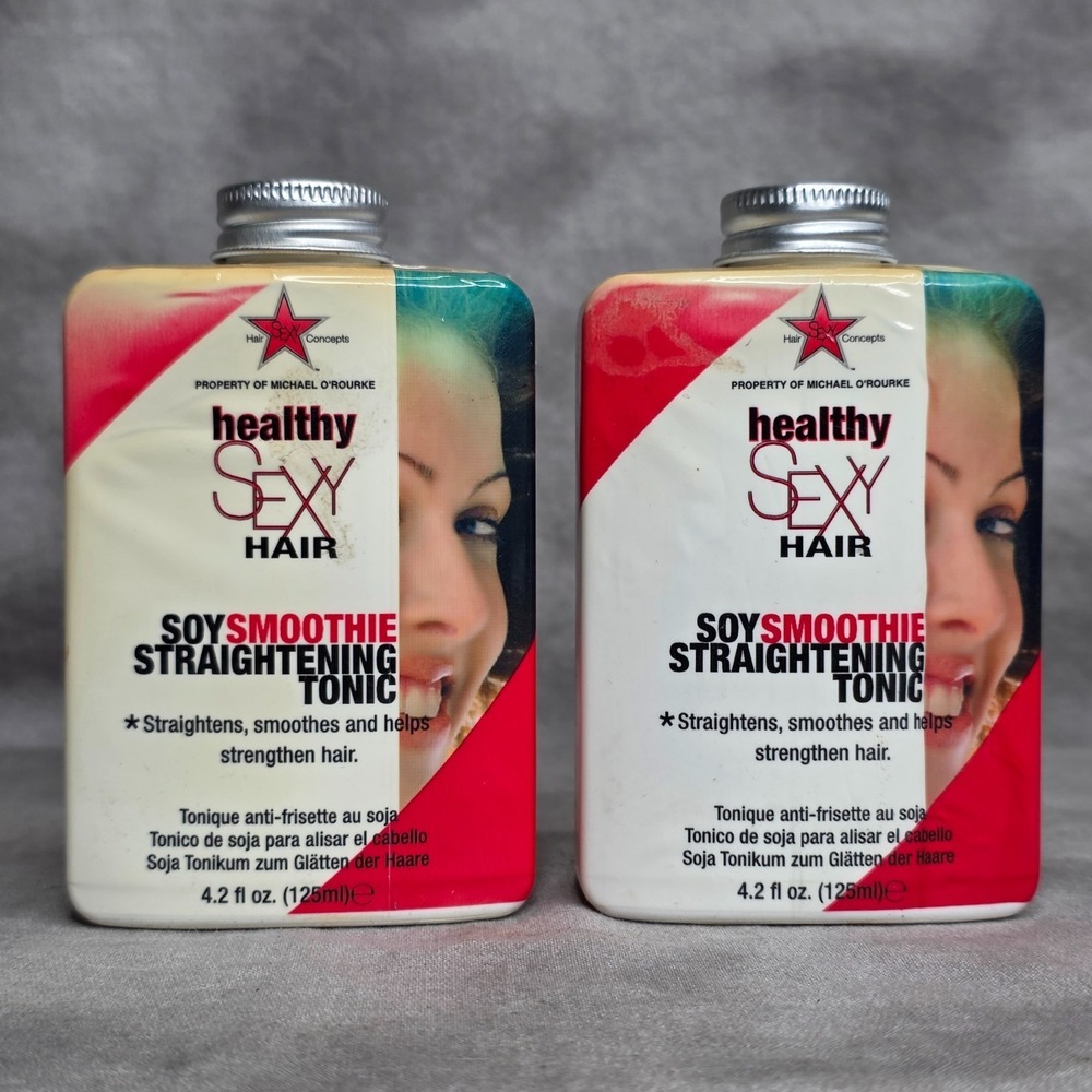 (X2) Healthy Sexy Hair Soy Smoothie Straightening Tonic 4.2 oz